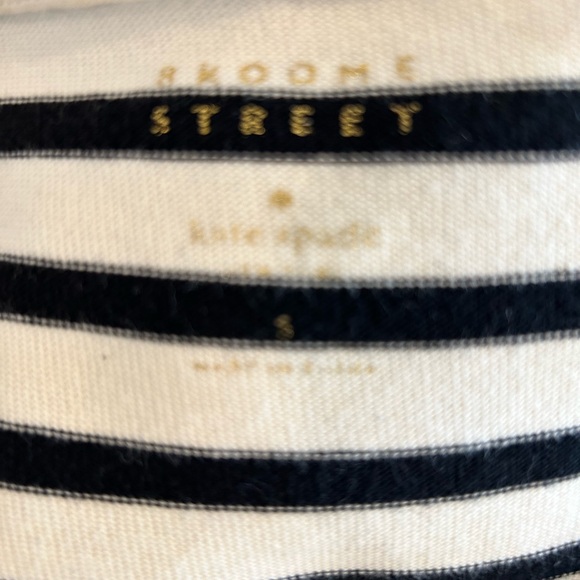 Kate Spade New York Broome Street Dot Eyelet Stripe Dress - Picture 6 of 6